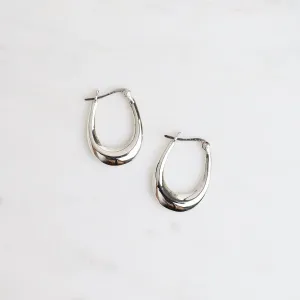 2.5x18mm Oval Latch Hoops