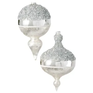 Assorted Silver Finial Ball, INDIVIDUALLY SOLD