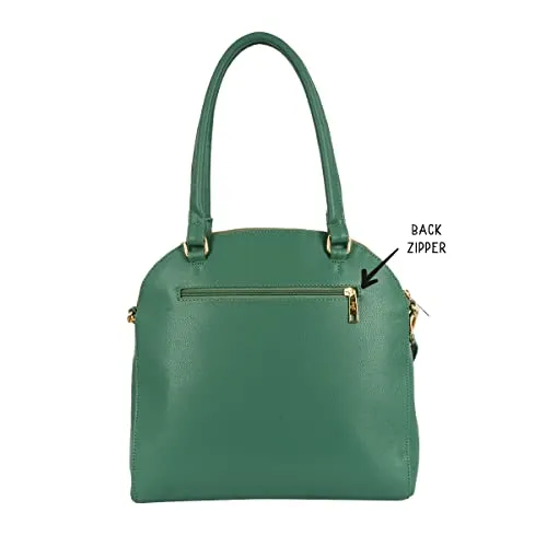 Baggit Women's Bowling Handbag - Large (Green)