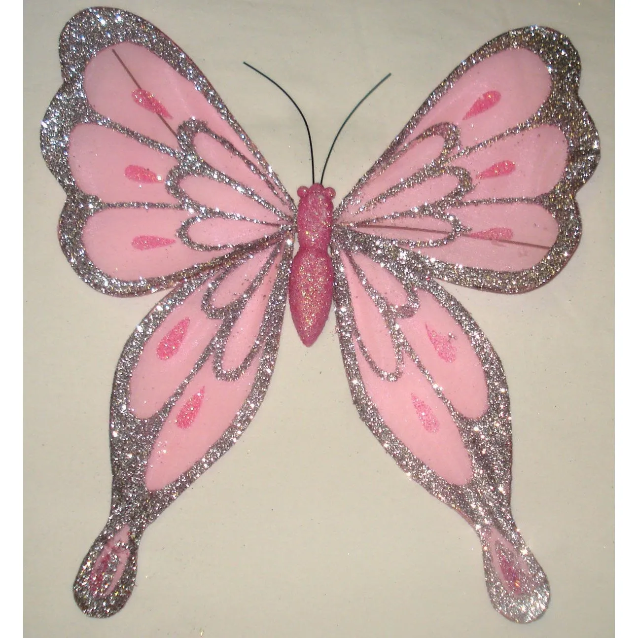 Butterfly Decoration Organza Glitter Wings