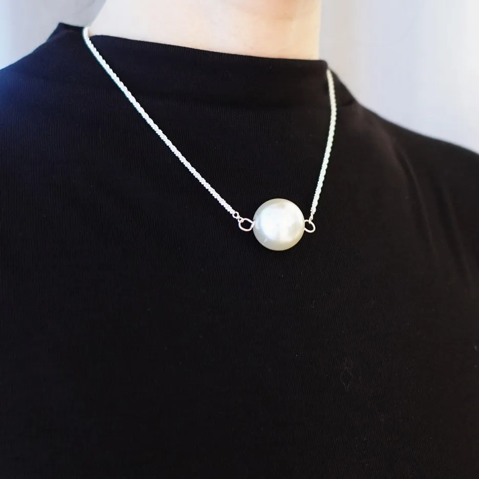 Celestial Cloud Pearl Choker Necklace