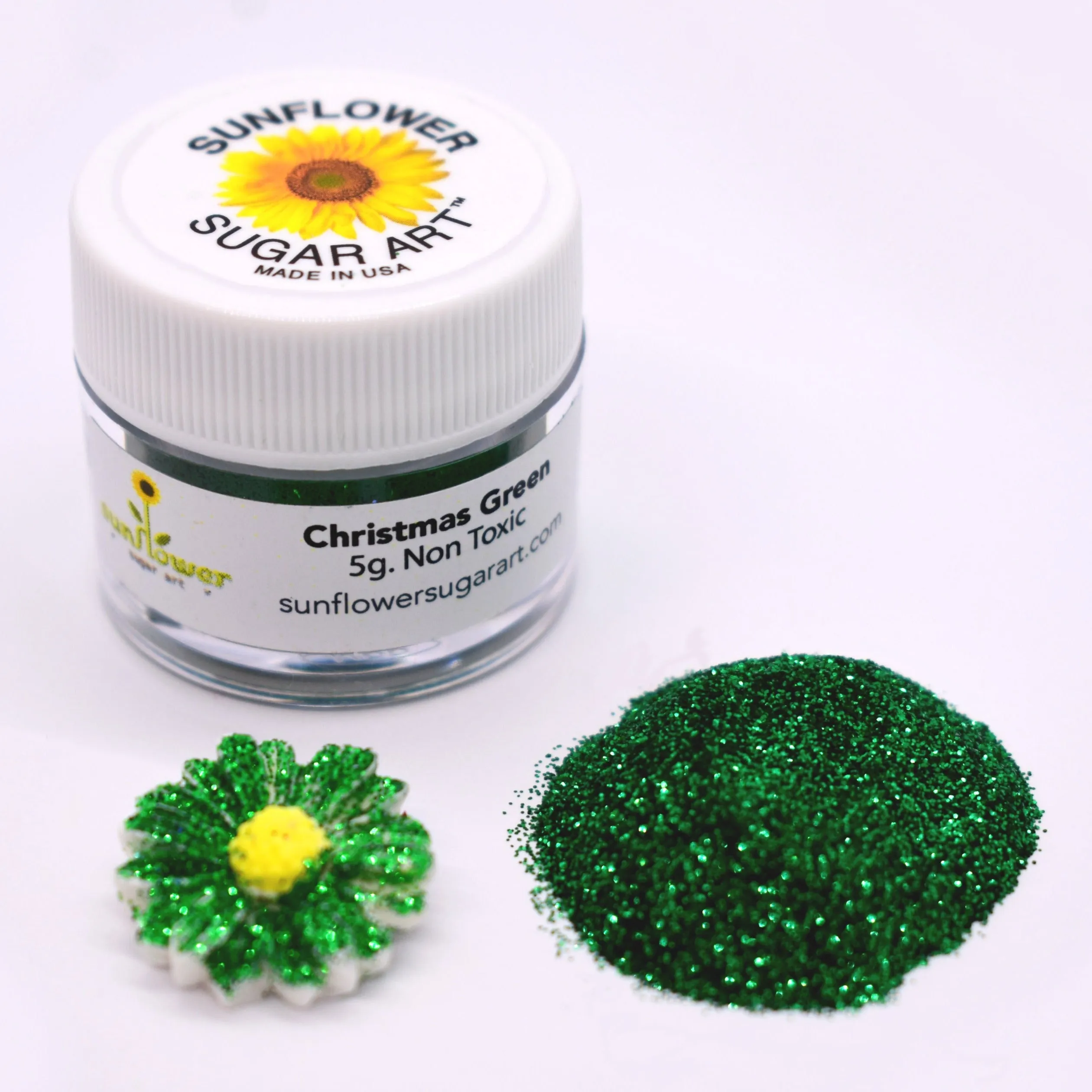 Christmas Green Fine Glitter Dust