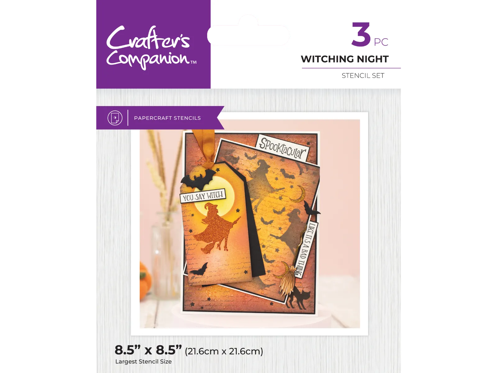 Crafter's Companion Fall Glitter Pastes & Stencils SHOWSTOPPER