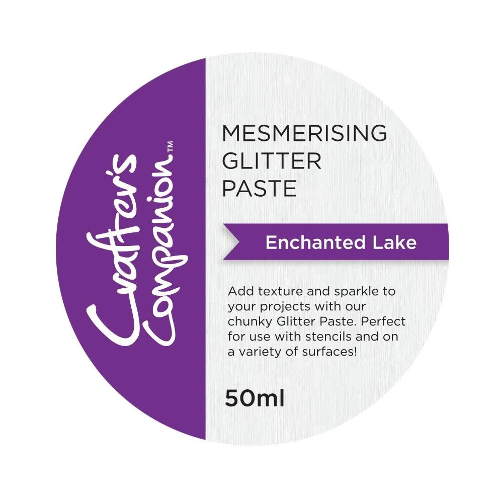 Crafter's Companion Mesmerizing Glitter Paste - Enchanted Lake*