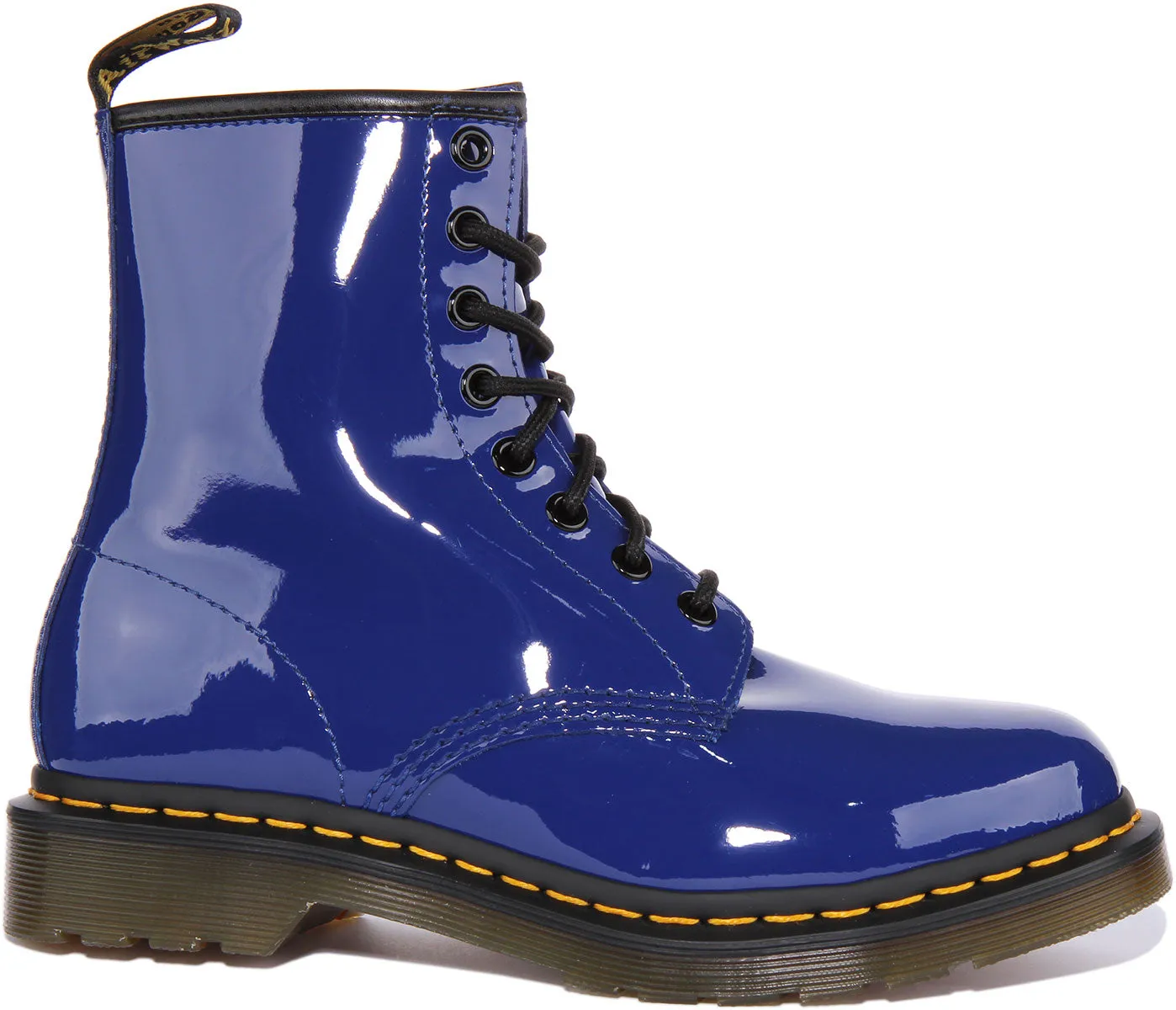 Dr Martens 1460 W Patent In Blue For Women