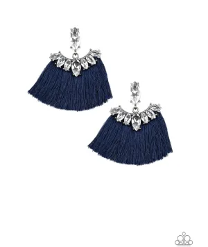 Formal flair blue post earrings Paparazzi Accessories