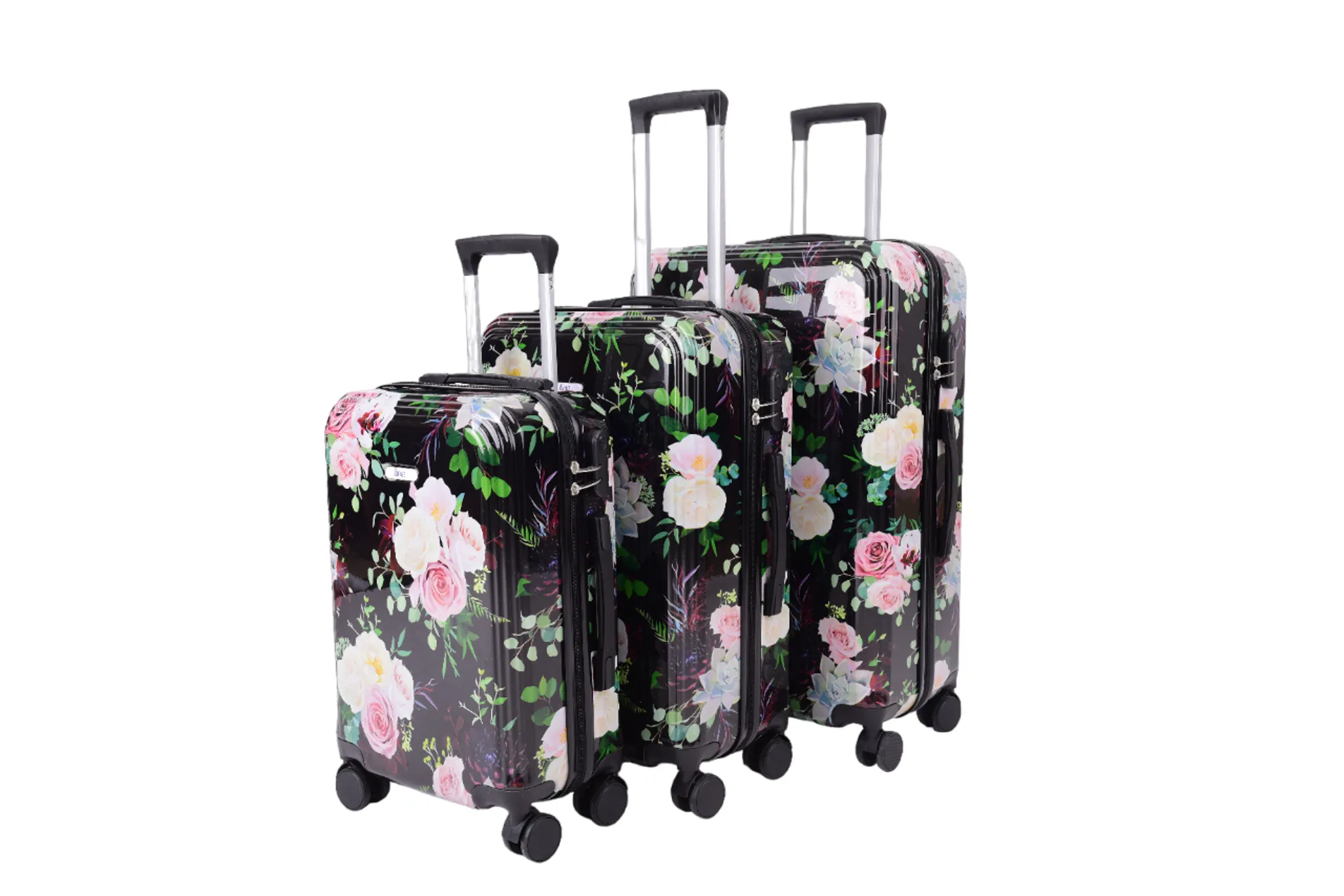 Gemma ABS Hard shell Lightweight 360 Dual Spinning Wheels Combo Lock 28", 24", 20" 3 Piece Luggage Set