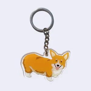 Giant Robot - Corgi Charm Keychain