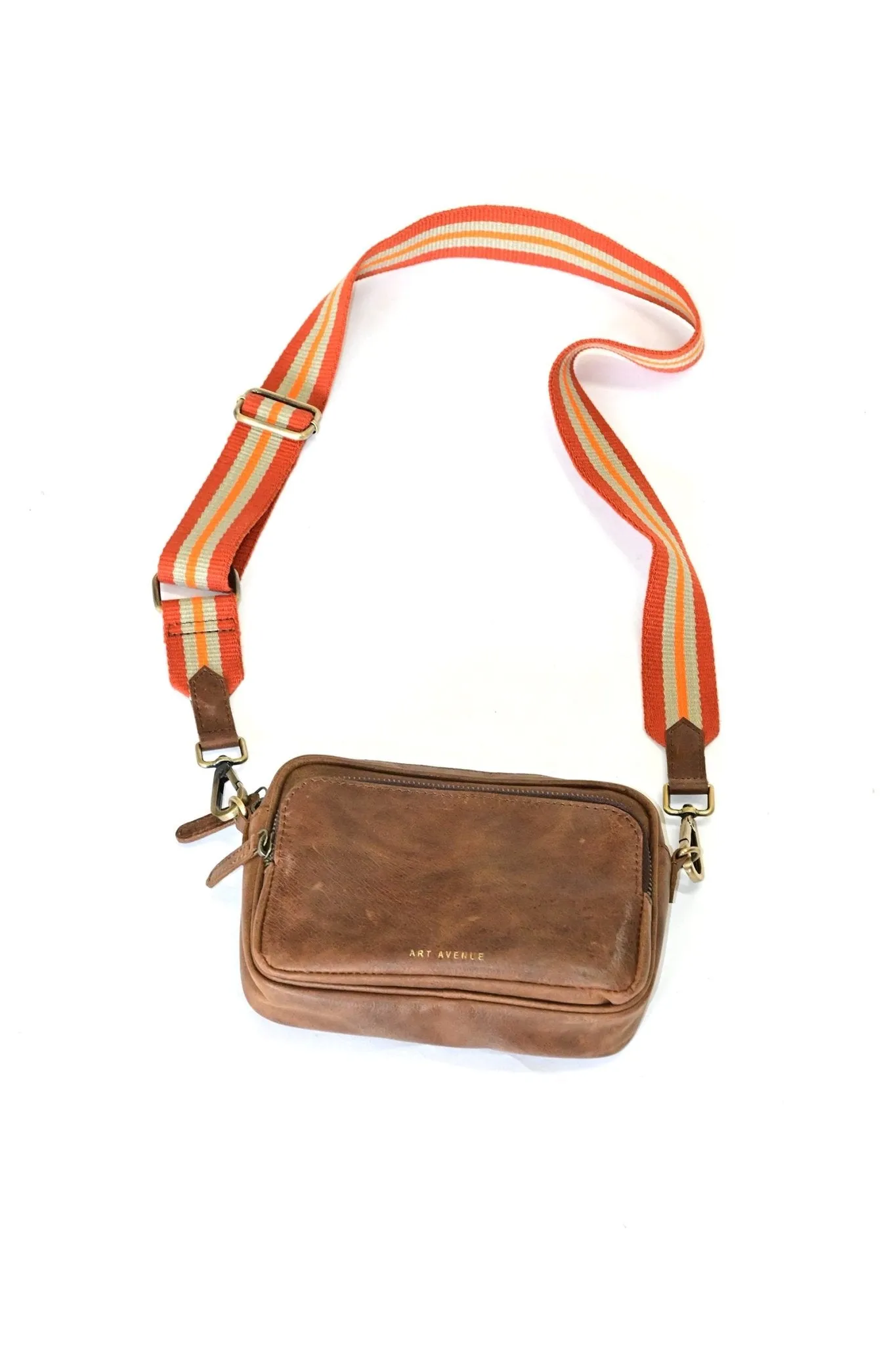 HARISSON  - LEATHER SLING BAG (Brown)