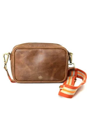 HARISSON  - LEATHER SLING BAG (Brown)