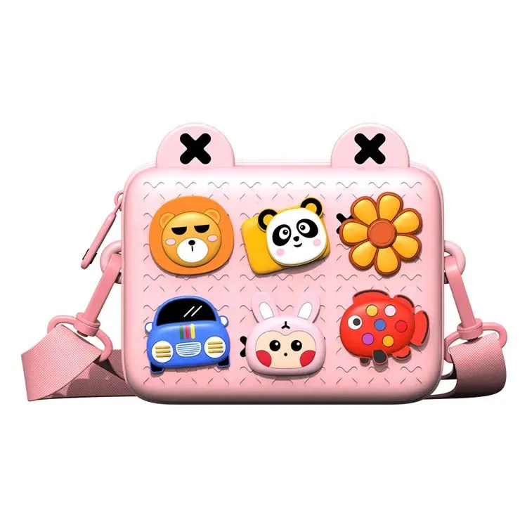 Mini Faces Cute Silicone Sling Bag.