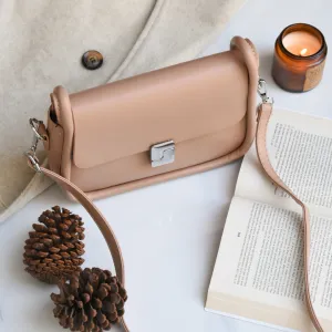 Modern Elegance Crossbody Bag Beige