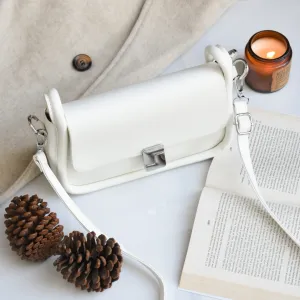 Modern Elegance Crossbody Bag White