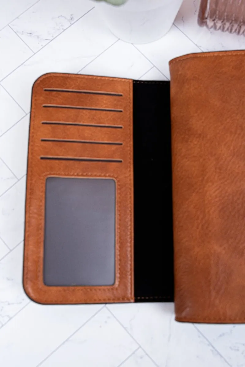 NGIL The Essentials Light Brown Faux Leather Wallet