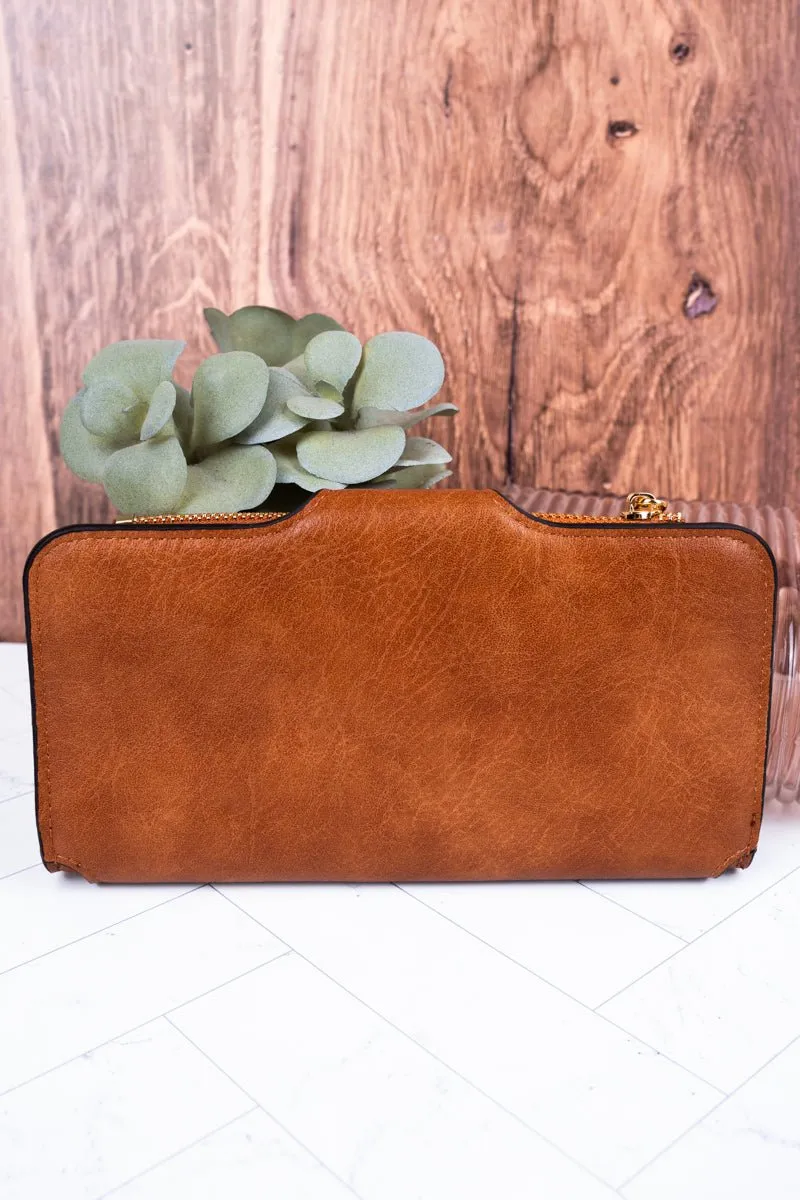 NGIL The Essentials Light Brown Faux Leather Wallet