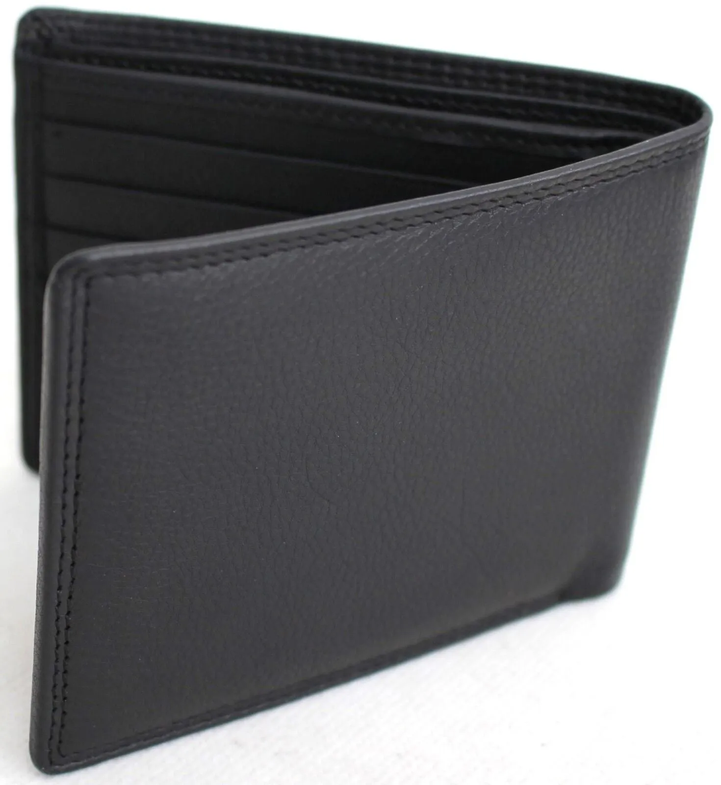 Quality Leather Wallet. Colour: Black. FREE KEY CHAIN. Style No: 11022. Hide & Chic