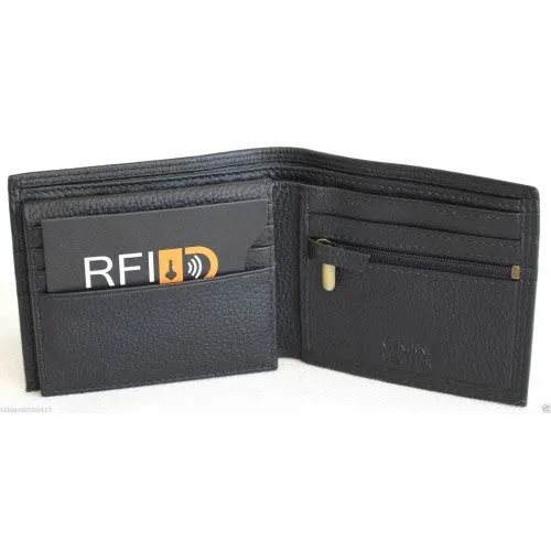 Quality Leather Wallet. Colour: Black. FREE KEY CHAIN. Style No: 11022. Hide & Chic