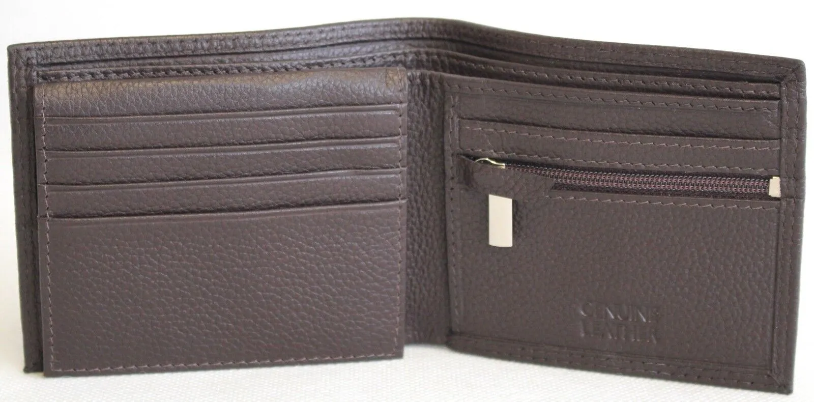 Quality Leather Wallet. Colour: Black. FREE KEY CHAIN. Style No: 11022. Hide & Chic