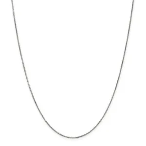 Sterling Silver .90mm Box Chain Length: 20in