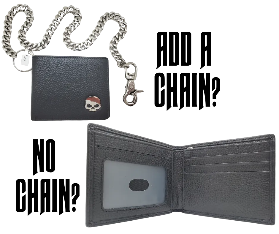 The "Willy" Bi-fold Chain Wallet