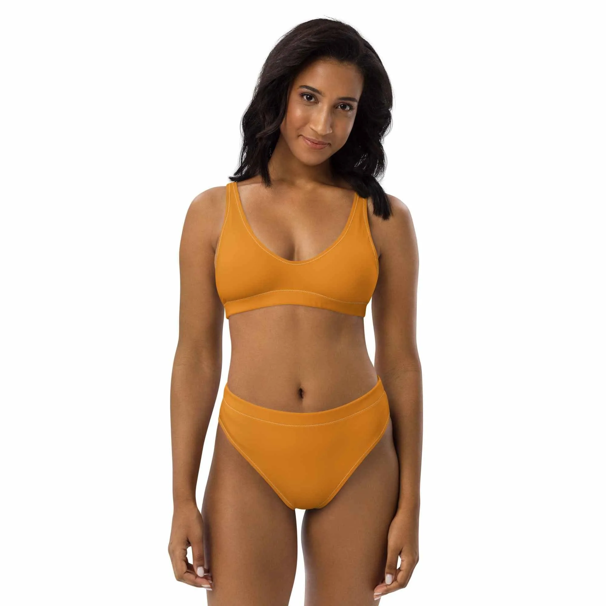 Yellow Two-Piece Swimsuit for Women